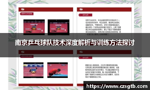 南京乒乓球队技术深度解析与训练方法探讨